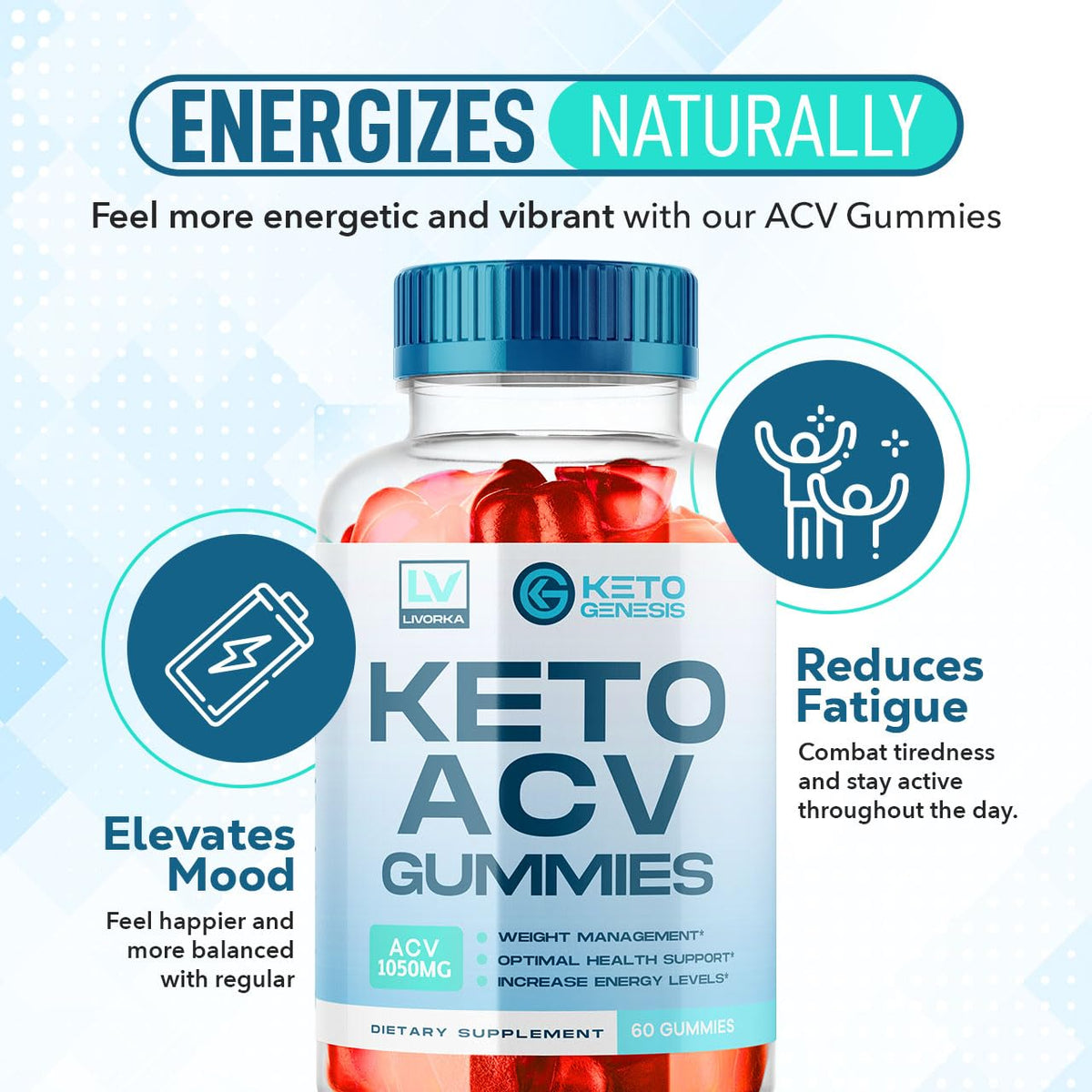 2 Pack - Keto Genesis Keto ACV Gummies Advanced Weight Loss, Genesis ACV, Genesis - Maple Wellness Supplements