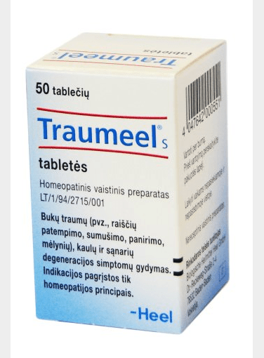 2x Traumeel S 50 Tabs for injuries, 100 tabs Total - Maple Wellness Supplements