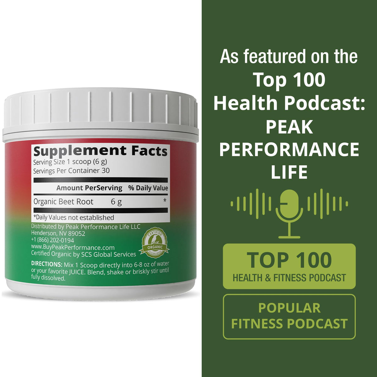 Organic Beet Root Powder - Ultra High Purity Super Food Beets Juice Powder. 100% Pure Nitric Oxide Boosting Beetroot Supplement. Keto, Paleo, Vegan Reds Superfood Rich in Polyphenols - OmniHealth US