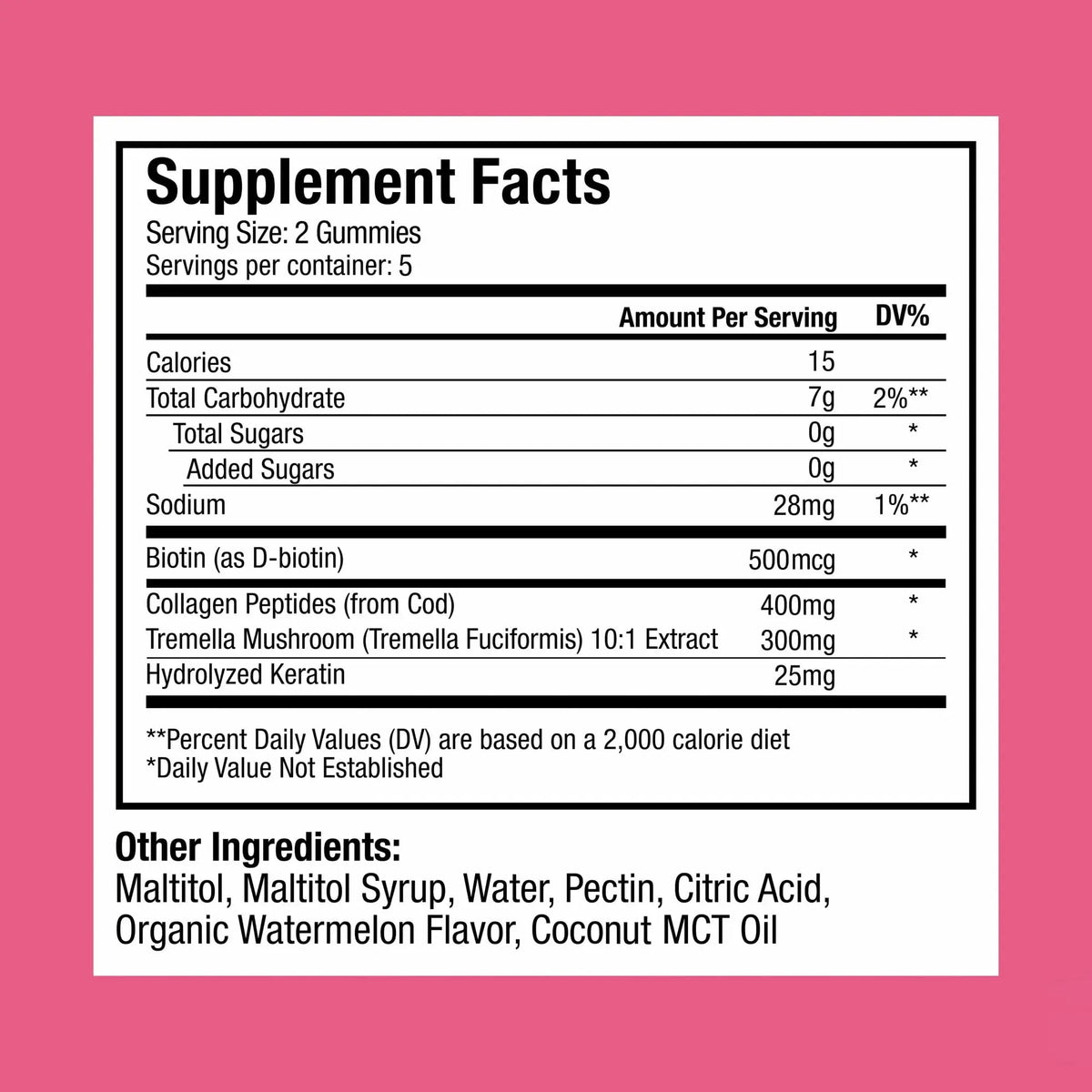 Plant People WonderBeauty Hair, Skin & Nails Rejuvenation Gummies with Tremella Mushroom, Marine Collagen Peptides, Keratin, & Biotin Plant PeopleBuy Supplements Australia