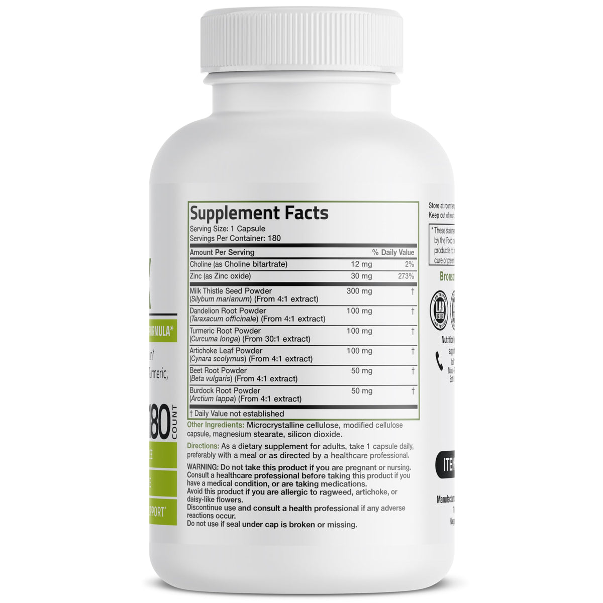 Bronson Liver Detox Advanced Detox & Cleansing Formula Supports Health Liver Function BronsonBuy Supplements Australia