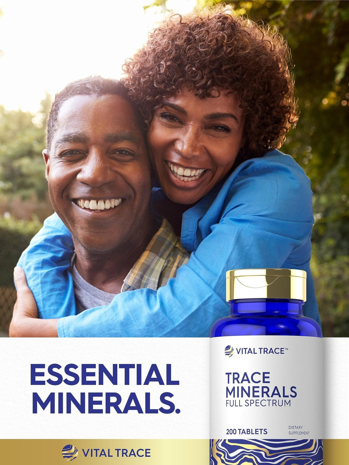 Carlyle Trace Minerals | 200 Tablets | Full Spectrum Supplement | Non-GMO & Gluten Free Complex | by Vital Trace - Maple Wellness Supplements