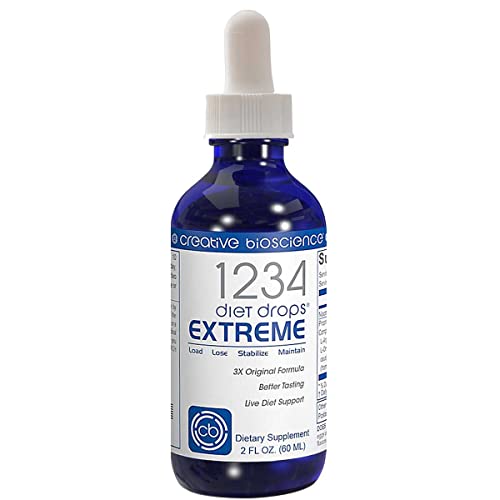 Creative Bioscience 1234 Diet Drops Extreme for Women & Men, Diet Drops for Weight - Maple Wellness Supplements