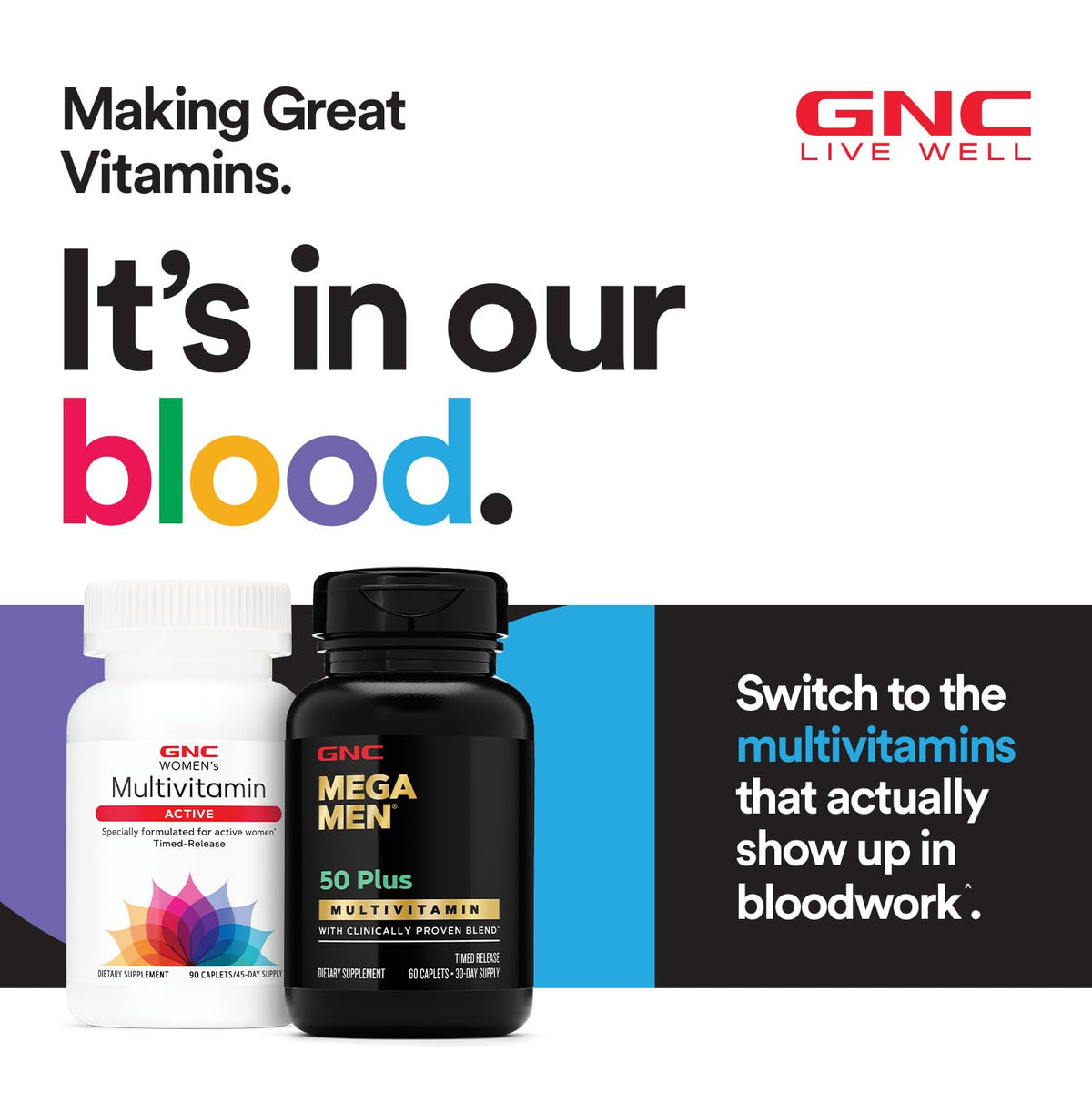 GNC Mega Men Sport Multivitamin | Performance, Muscle Function, and General Health | 90 Count - Maple Wellness Supplements