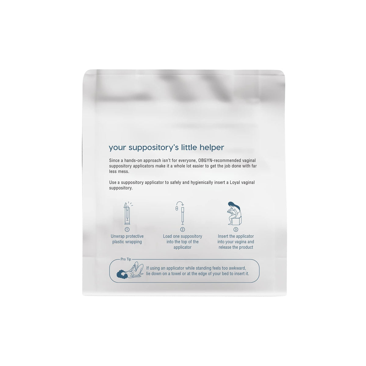 Loyal The Helper Suppository Applicators | Efficient | Compact | Comfortable | Fits Most Brands, Pills, Tablets and Boric Acid Suppositories (30-Pack) - Maple Wellness Supplements