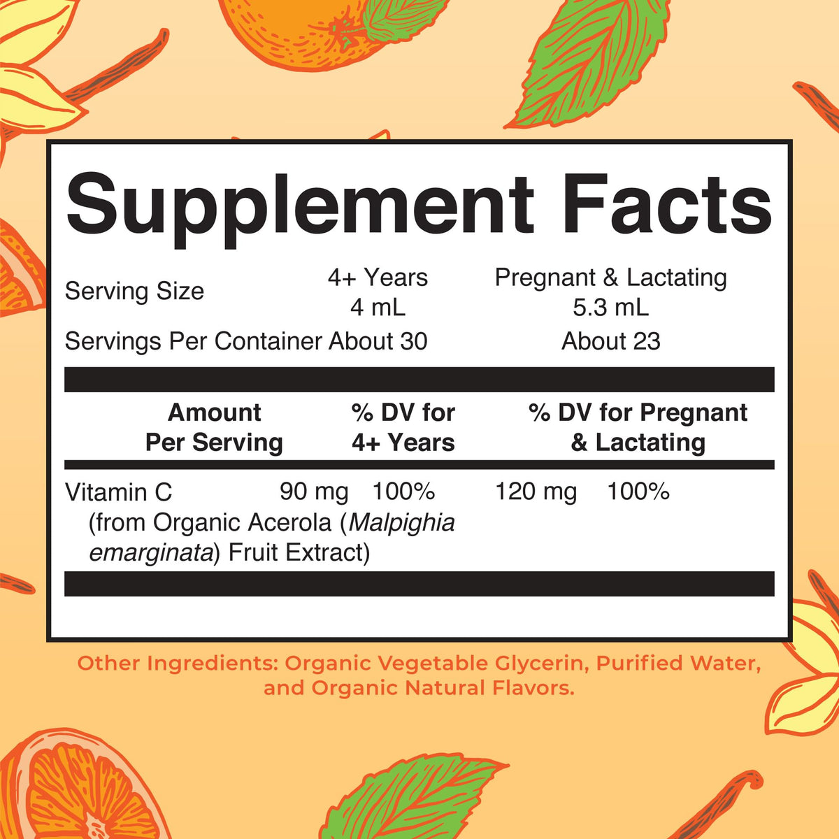 MaryRuth Organics Organic Vitamin C Supplement | Liquid Vitamin C Liquid Drops for Adults & Kids | Immune Support Supplement for Overall Health | Vegan | Non-GMO | Gluten Free | 4 Fl Oz - Maple Wellness Supplements