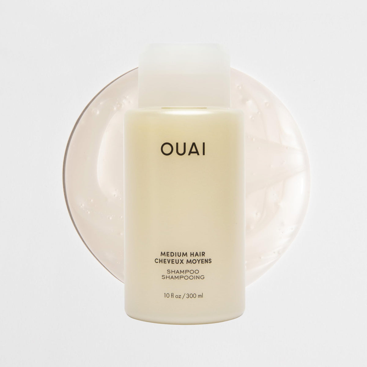 OUAI Medium Shampoo Travel Size - Hydrating Shampoo with Coconut Oil, Babassu, Kumquat Extract & Keratin - Strengthens, Nourishes & Adds Shine - Paraben & Sulfate Free Hair Care Products (3 Oz) - Maple Wellness Supplements