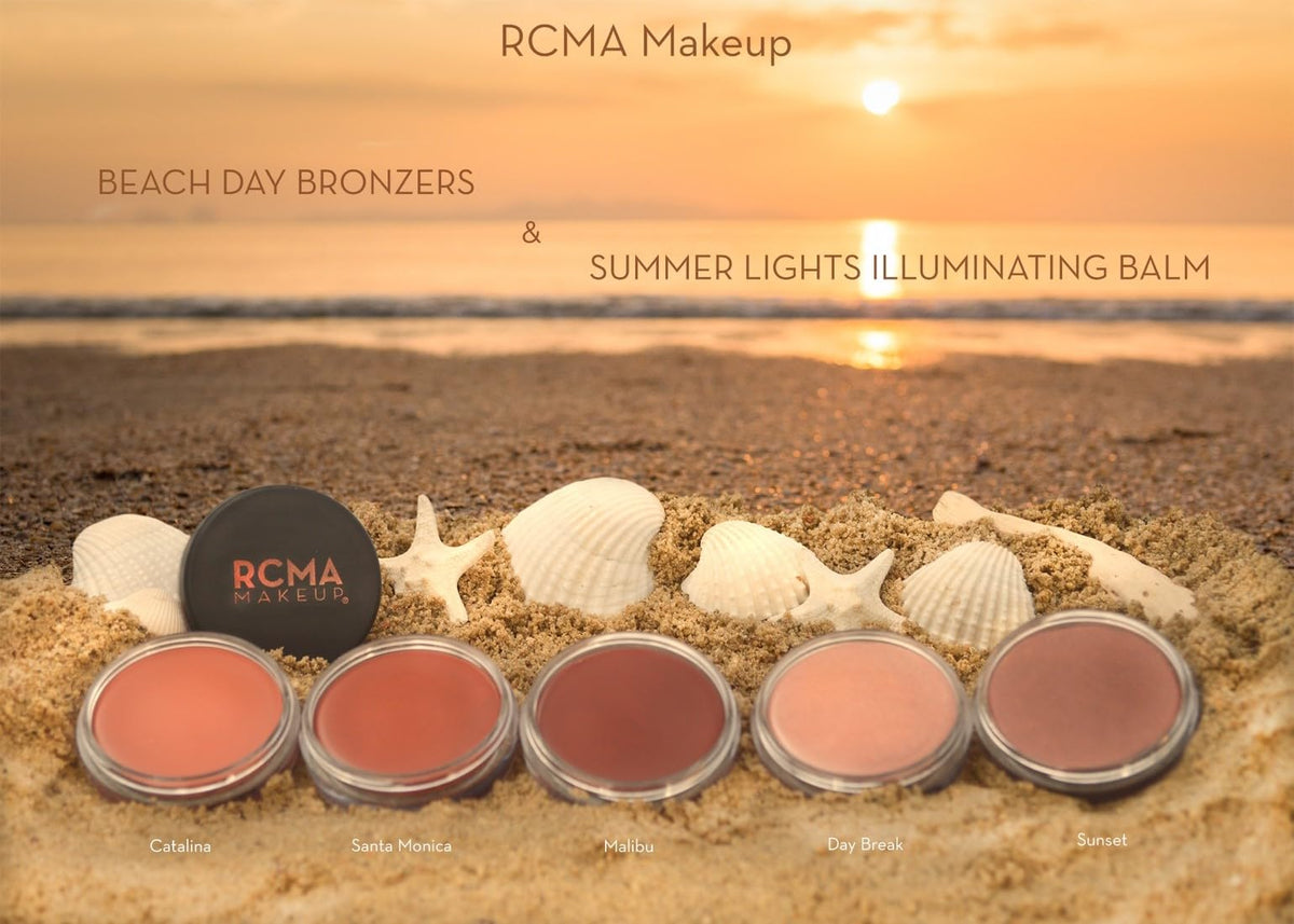 RCMA Beach Day Bronzers | Cream to Powder | Sunny Appearance | Ultra Smooth Texture | Santa Monica .42oz - Maple Wellness Supplements