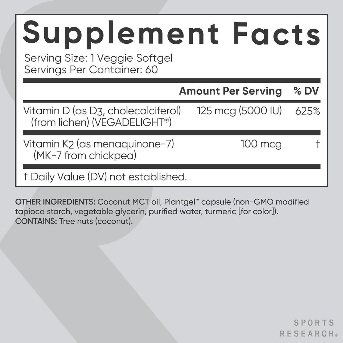 Sports Research® 2-in-1 Pack - Total Omega-3 Fish Oil 2200mg - 960mg of EPA & DHA, and Vitamin D3 5000iu + K2 100mcg - Maple Wellness Supplements