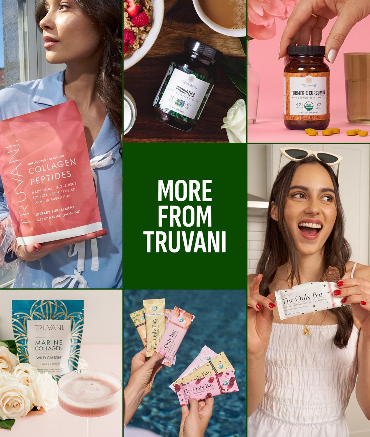 Truvani Protein + Greens Supplement | Spinach, Kale & Broccoli | 10g Organic Plant Based Protein | 20 Servings | USDA Organic | Gluten & Dairy Free - Maple Wellness Supplements