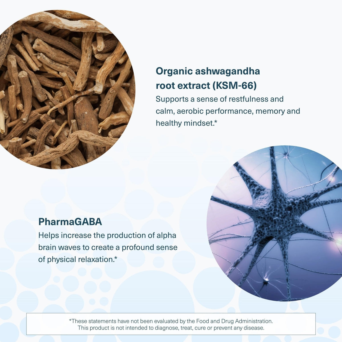 Youtheory Ashwagandha + GABA - Adaptogenic Blend with Organic KSM-66 & Ginger - Aids Stress Relief & Mood* - Supports Energy Levels - Maple Wellness Supplements