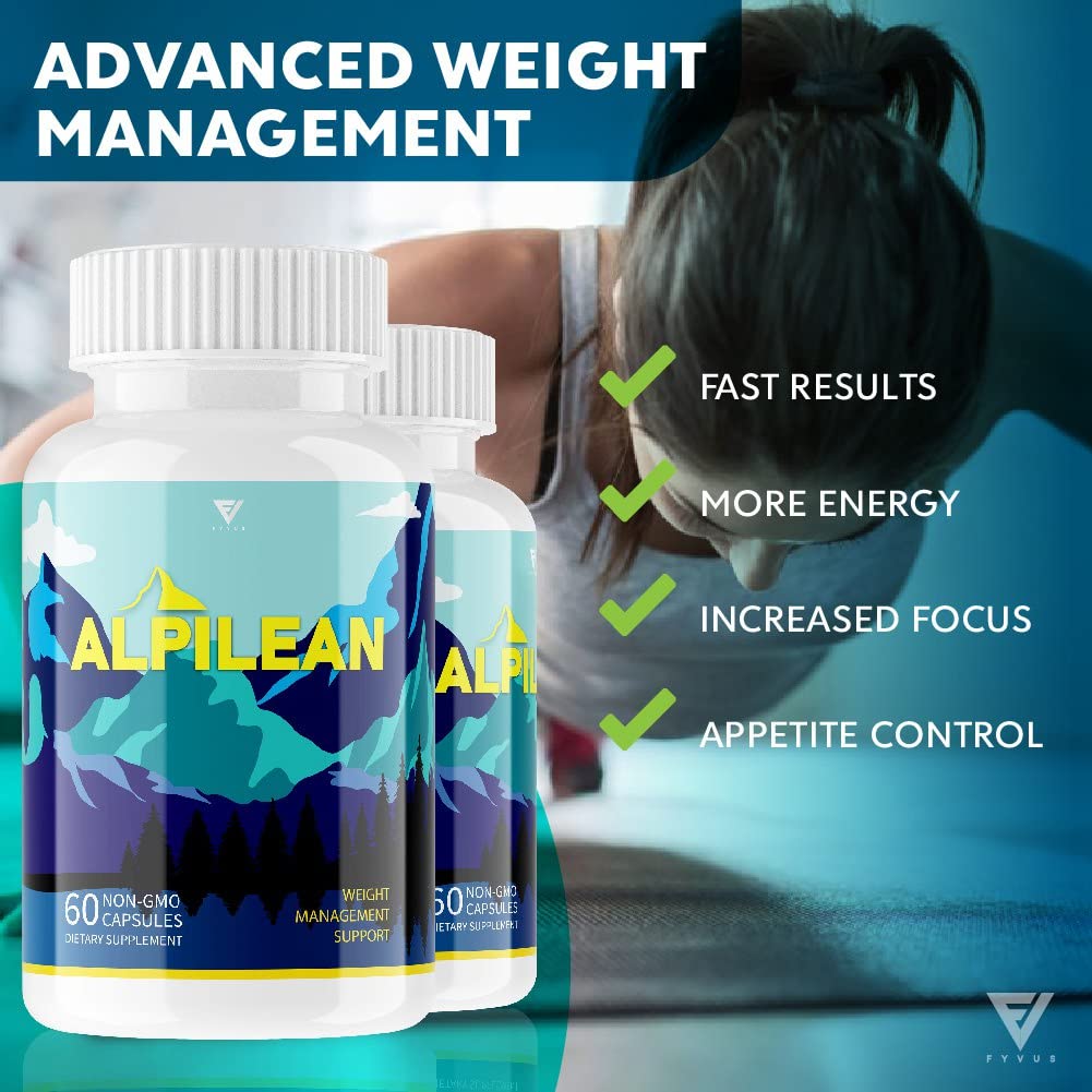 (2 Pack) Alpilean Max Weight Loss Capsules Supplement, Alpilean Ice Hack Support - Maple Wellness Supplements