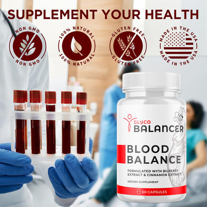 (2 Pack) Glyco Balancer Capsules, Official GlycoBalancer Health Support Pills with All Natural Ingredients, Glyco Balancer Advanced Health Support with Premium Vitamins for Women & Men (120 Capsules) - Maple Wellness Supplements