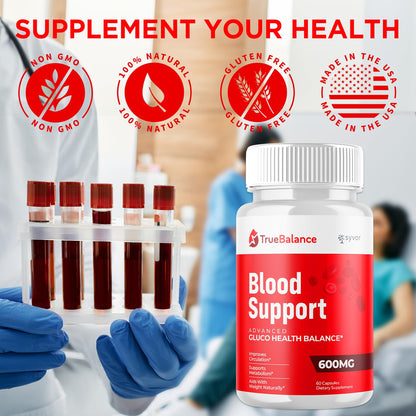 (3 Pack) True Balance Capsules, Official TrueBalance Glycogen Support Pills with All Natural Ingredients, Advanced Formula Support Supplement with Max Strength Vitamins for Women & Men (180 Capsules) - Maple Wellness Supplements
