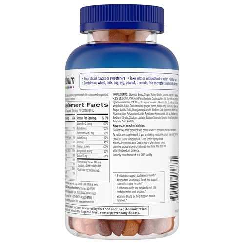 Centrum MultiGummies Gummy Multivitamin for Men, Multivitamin/Multimineral Supplement with Selenium, Antioxidants and Vitamin D3 - OmniHealth US