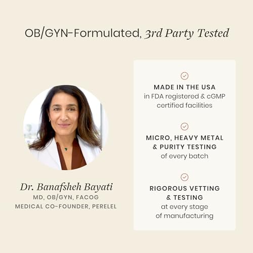 Perelel Conception Support Pack, Prenatal Multivitamin with DHA Omega 3, COQ10 & Folate, Supports Fertility Wellness for Women - OmniHealth US