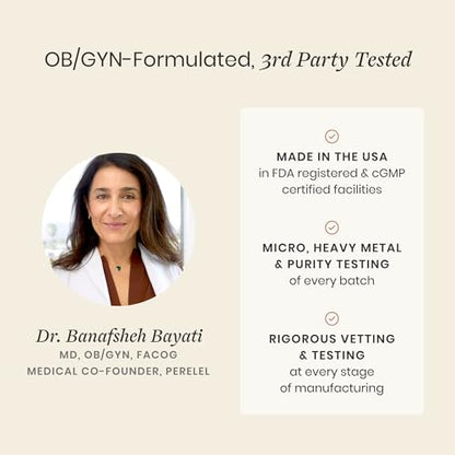 Perelel Conception Support Pack, Prenatal Multivitamin with DHA Omega 3, COQ10 & Folate, Supports Fertility Wellness for Women - OmniHealth US