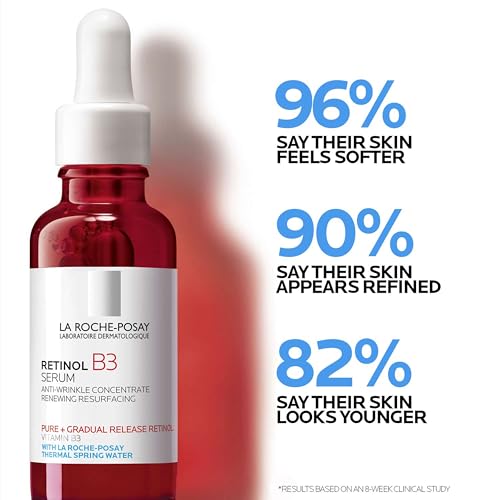 La Roche-Posay Pure Retinol Face Serum with Vitamin B3, Anti Aging Face Serum for Lines, OmniHealth US