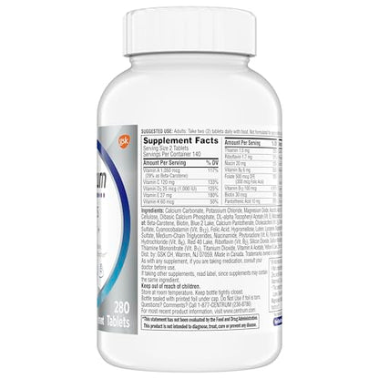 Centrum Minis Silver Multivitamin for Men 50 Plus, Multivitamin/Multimineral Supplement, Vitamin D3, B-Vitamins and Zinc, Non-GMO Ingredients, Supports Memory - OmniHealth US