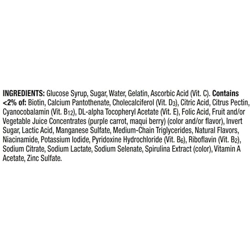 Centrum MultiGummies Gummy Multivitamin for Men, Multivitamin/Multimineral Supplement with Selenium, Antioxidants and Vitamin D3 - OmniHealth US