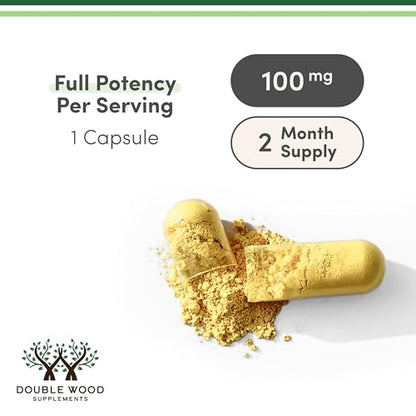 Dihydroberberine Supplement 100mg, 60 Capsules (Patented GlucoVantage Super - OmniHealth US