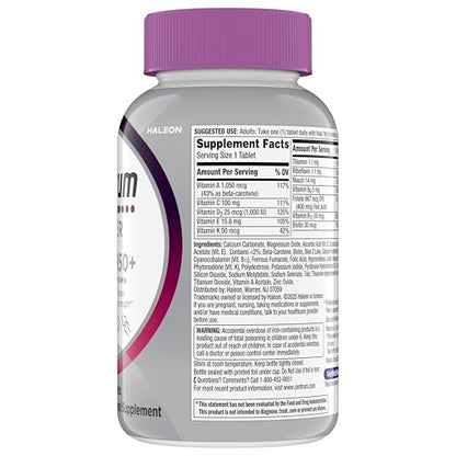 Centrum Silver Women's Multivitamin for Women 50 Plus, Multivitamin/Multimineral Supplement with Vitamin D3, B Vitamins, Non-GMO Ingredients - OmniHealth US