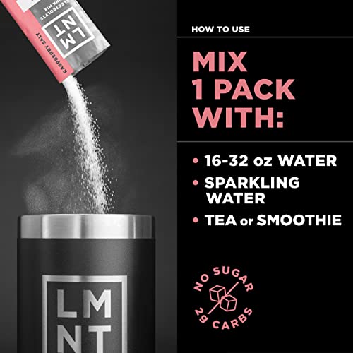 LMNT Zero-Sugar Electrolytes - Raspberry Salt - Hydration Powder Packets | No Dodgy Drink LMNTBuy Supplements Australia