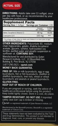 Qunol CoQ10 100mg Softgels, Ultra CoQ10 100mg, 3x Better Absorption, Antioxidant QunolBuy Supplements Australia
