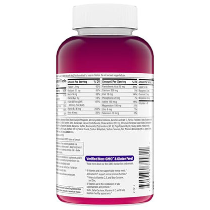 Centrum Multivitamin for Women, Multimineral Supplement with Iron, Vitamin D3, B Vitamins and Antioxidant Vitamins C and E, Gluten Free - OmniHealth US