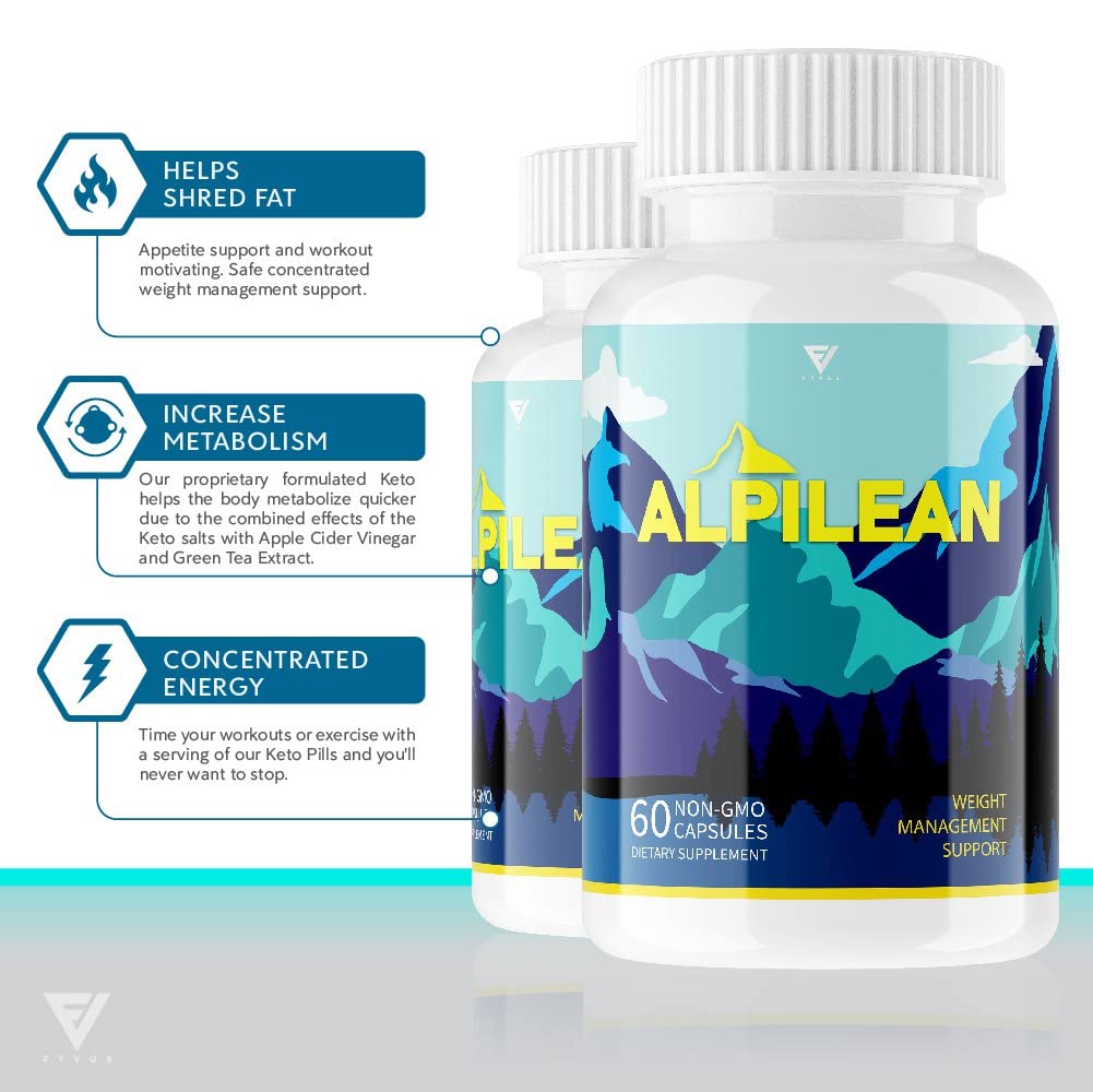 (5 Pack) Alpilean Max Weight Loss Capsules Supplement, Alpilean Ice Hack Support - Maple Wellness Supplements