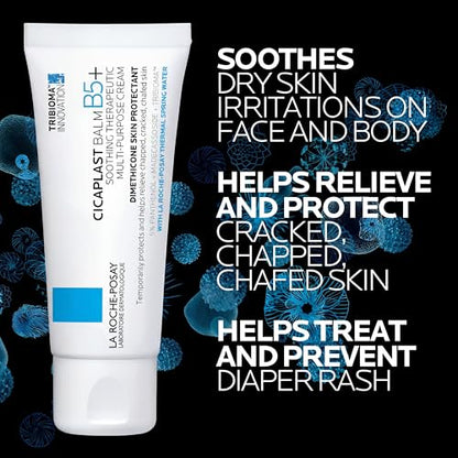 La Roche-Posay Cicaplast Balm B5, Healing Ointment and Soothing Therapeutic Multi Purpose Cream for Dry & Irritated Skin - OmniHealth US