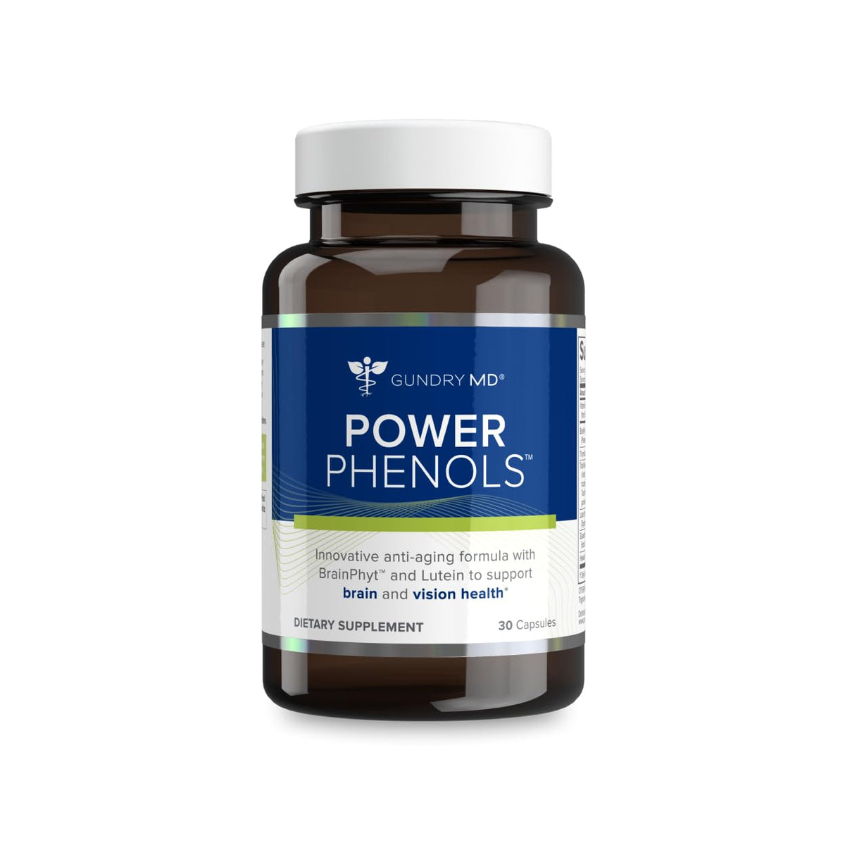 Gundry MD Power Phenols Brain Health Supplement for Cognition, Focus, Motivation, Productivity, and Energy - (30 Servings) - OmniHealth US