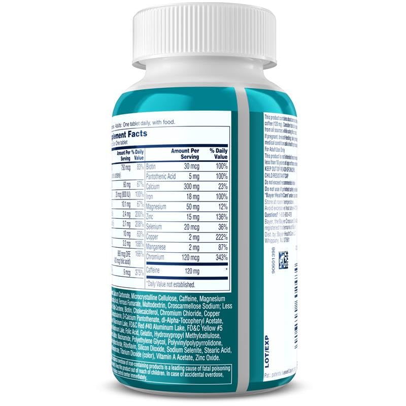 One A Day Women's Active Metabolism Daily Essential, Multivitamin for Women, Metabolism Support, Vitamins for Women with All 8 B-Vitamins - OmniHealth US