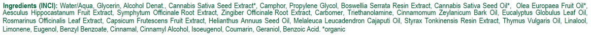 Annabis ACTIVECANN Natural Vegan Joint & Muscle Warming Gel with Organic Hemp - Quick Absorbing - Non-Sticky - Neck and Back, Elbows and Knees, Muscles and Joints AnnabisBuy Supplements Australia