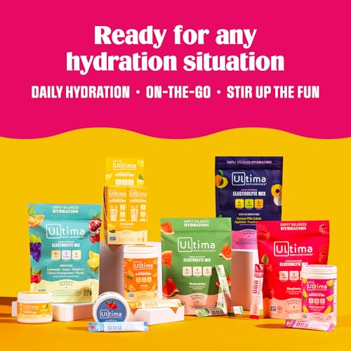Ultima Replenisher Daily Electrolyte Drink Mix – Watermelon, 30 Servings – Hydration Ultima ReplenisherBuy Supplements Australia