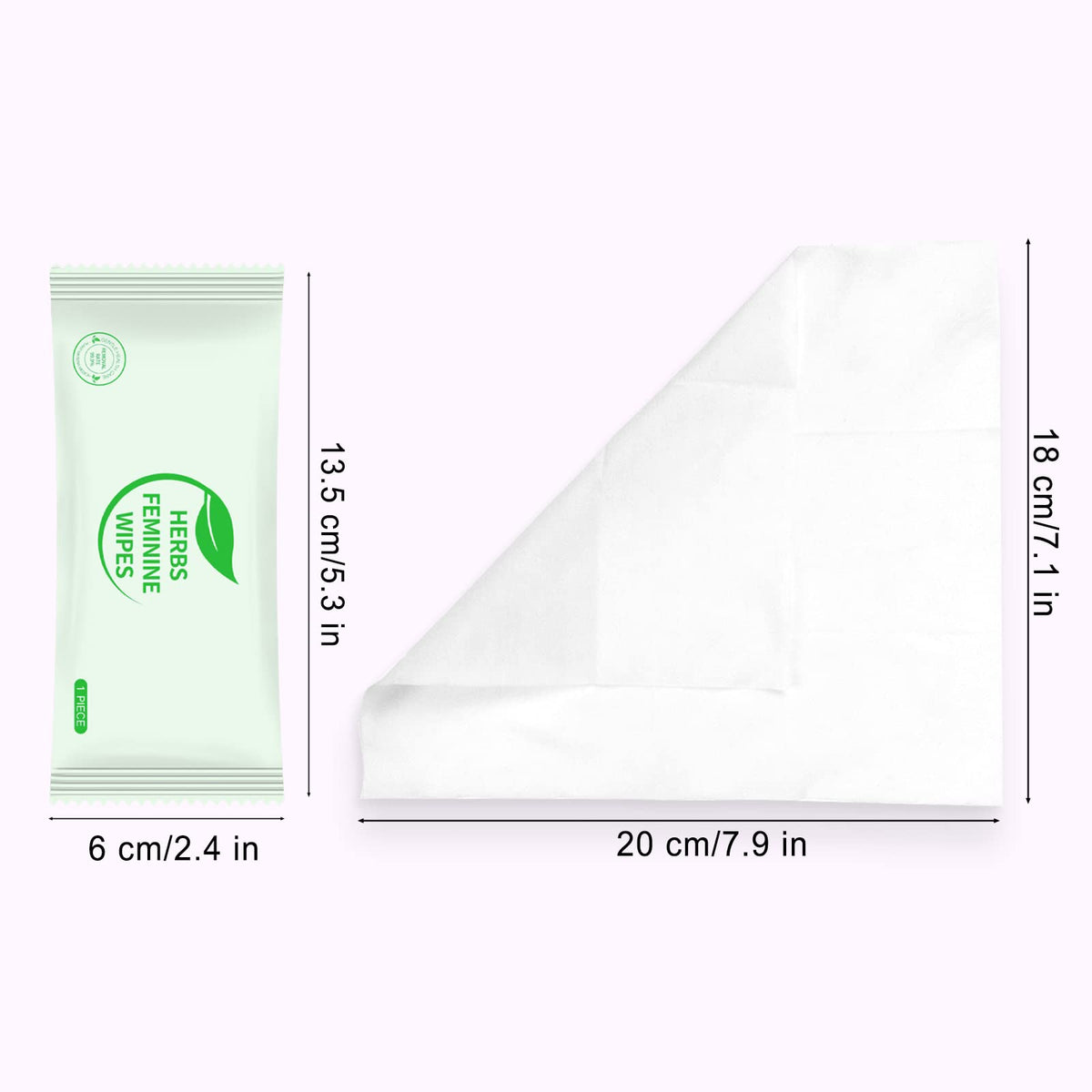 Hipruict Travel Feminine Hygiene Wipes,50 Count Intimate Wipes Feminine Care,Ph Balanced HipruictBuy Supplements Australia