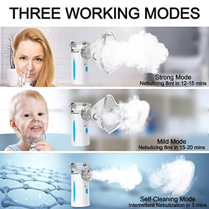 Portable Nebulizer - Rechargeable Nebulizer Machine for Adults and Kids NawetiBuy Supplements Australia
