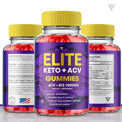 (3 Pack) Elite Keto ACV Gummies AVC, Elite Keto Plus ACV Advanced Weight Loss Gummies FyvusBuy Supplements Australia