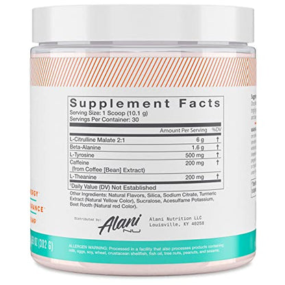 Alani Nu Pre Workout Powder | Amino Energy Boost | Endurance Supple