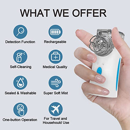 Portable Nebulizer - Rechargeable Nebulizer Machine for Adults and Kids NawetiBuy Supplements Australia