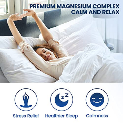 (2 Pack) Magnesium Glycinate, Citrate, Malate Liquid Drops-Triple Magnesium Complex dilibBuy Supplements Australia