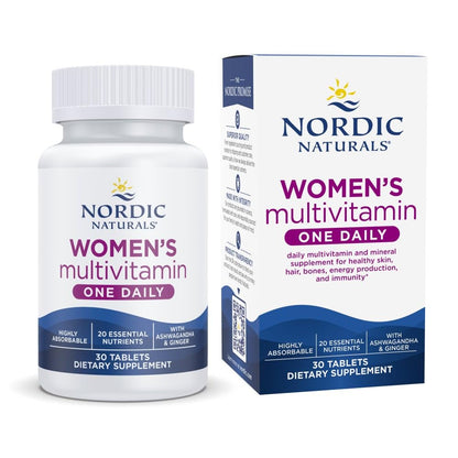 Nordic Naturals Women’s Multivitamin One Daily - Skin, Hair, Energy, & Bone Support - Immunity Supplement - OmniHealth US