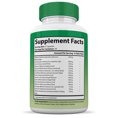 (20 Pack) Vital Fruits and Veggies Supplement Whole Food Red & Green Superfoods Justified LaboratoriesBuy Supplements Australia
