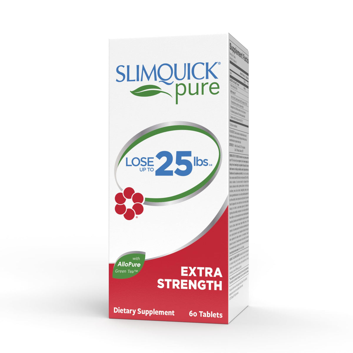 Slimquick Pure 3x Extra Strength Pill for Women, Helps Achieve Weight Goals, Helps Metabolism, Lose Excess Water, Keeps Full for Longer with Green Tea Extract - OmniHealth US