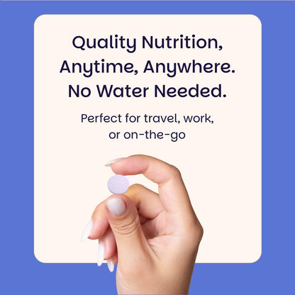 EZ Melts Multivitamin + Iron - Daily Multivitamin for Women & Men - Supports Healthy Energy Levels & Antioxidant Protection - Non-GMO & Vegan - Tropical Cherry - OmniHealth US