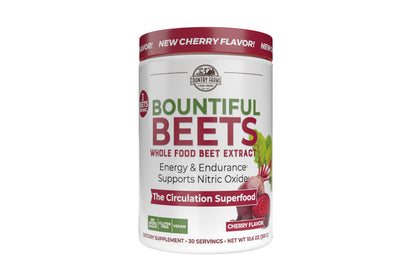 Country Farms Bountiful Beets, Wholefood Beet Extract Superfood, Helps Support Healthy Circulation and Promote Energy - OmniHealth US