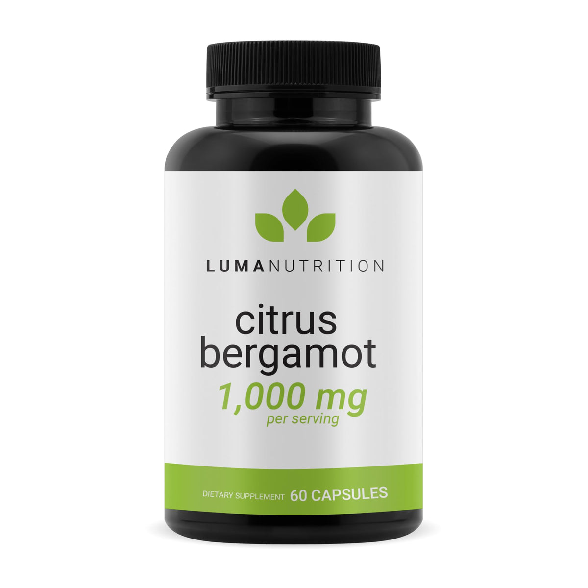 Luma Nutrition Citrus Bergamot 1000mg Per Serving - Citrus Bergamot Supplement - Heart Health Support - Made in the USA - OmniHealth US