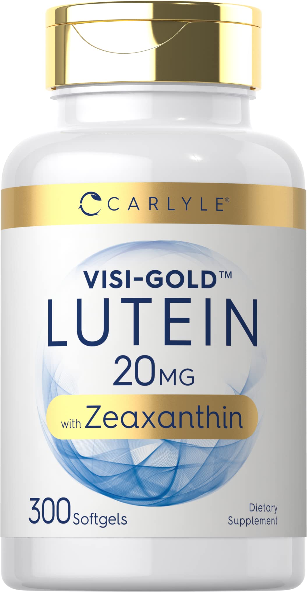 Carlyle Lutein and Zeaxanthin 20mg | 300 Softgels | Eye Health Vitamins | Non-GMO & Gluten Free Supplement - OmniHealth US