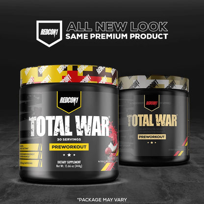 REDCON1 Total War Pre Workout Powder, Kiwi Lime - Beta Alanine + Citrulline Malate Keto REDCON1Buy Supplements Australia